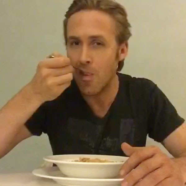 Watch Ryan Gosling Finally Eat His Cereal 1536
