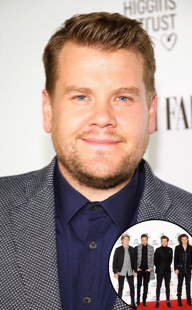 New One Direction, James Corden