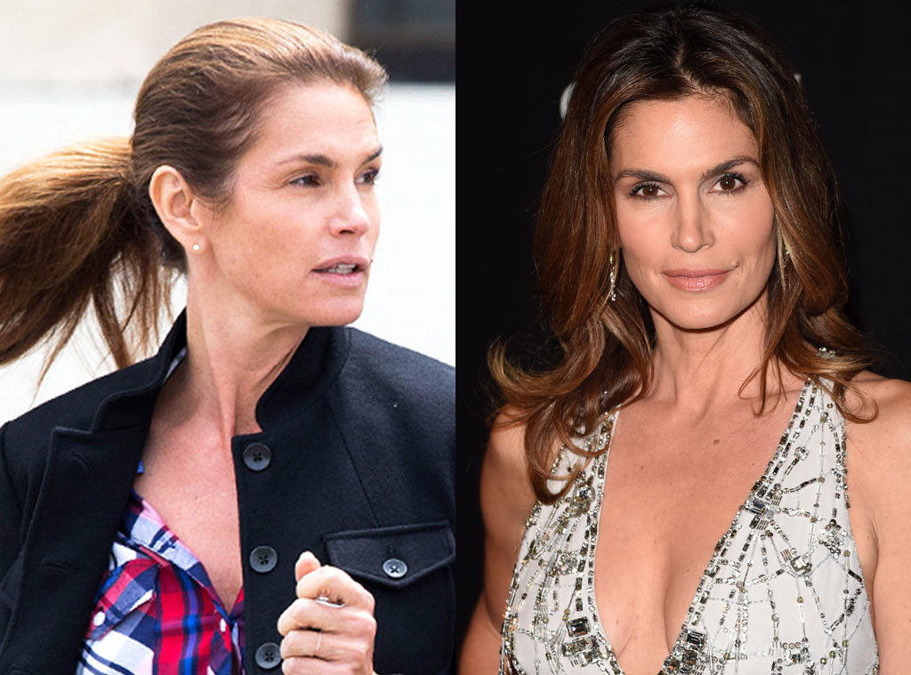 Cindy Crawford From Stars Without Makeup E News 