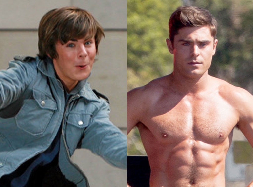 Zac Efron High School Musical From Disney Channel Hunks Then Now