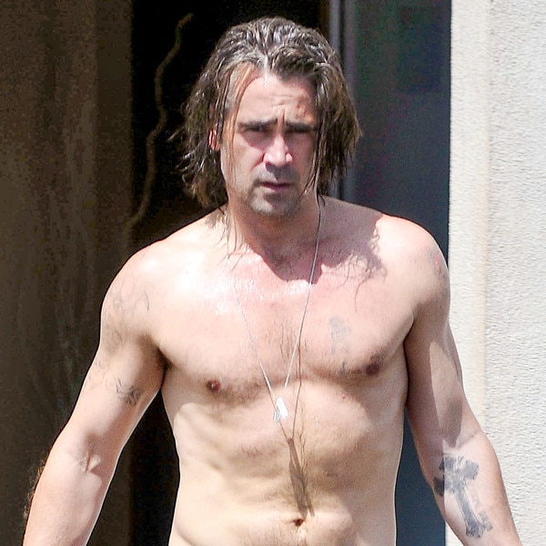 Colin Farrells Arm Tattoos Are Nearly Fully Removed Photo 3905786  Colin  Farrell Photos  Just Jared Entertainment News