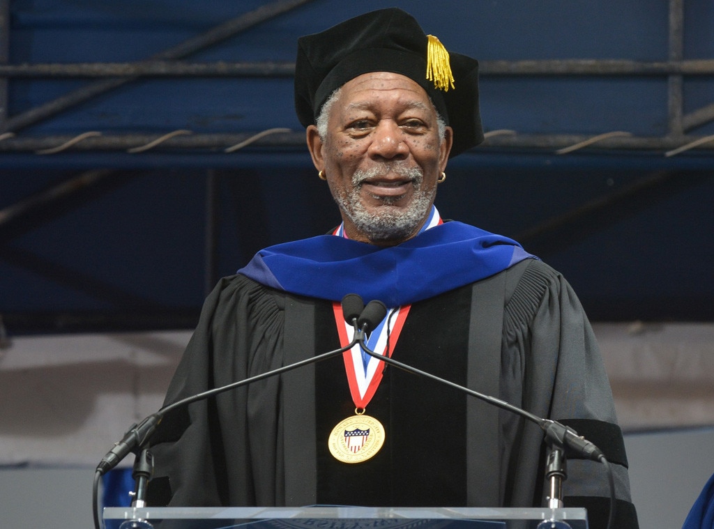 Morgan Freeman from Graduation Gallery | E! News