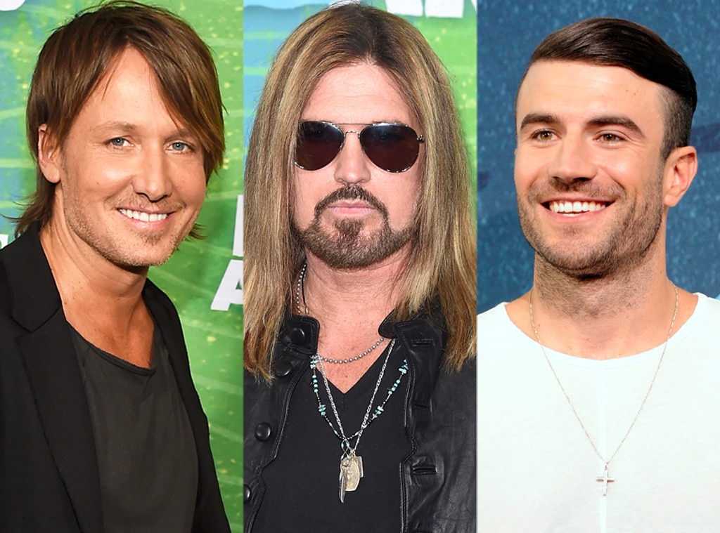 Sam Hunt Billy Ray Keith Urban s Funky CMT Awards Haircuts