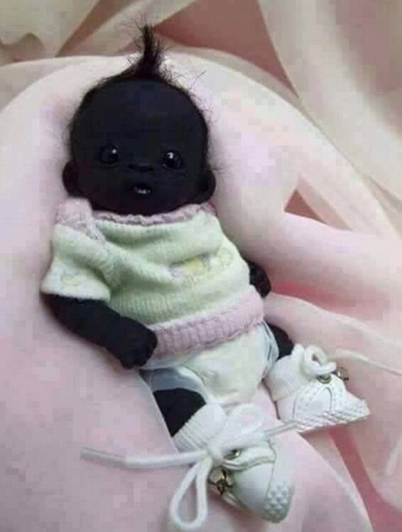 white girl black baby memes