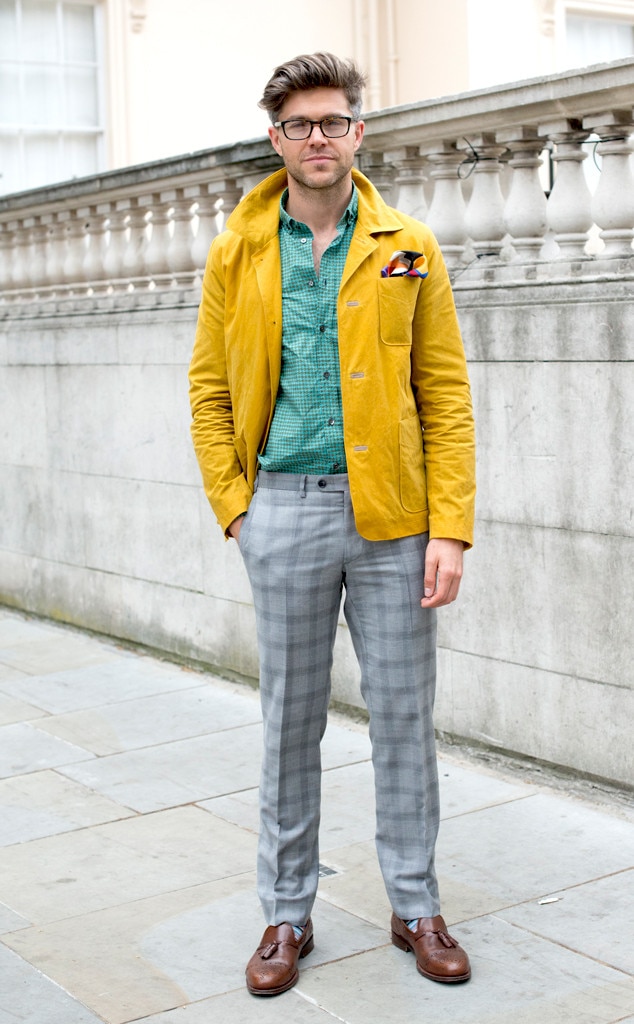 Darren Kennedy from Men's Fashion Week Street Style | E! News UK