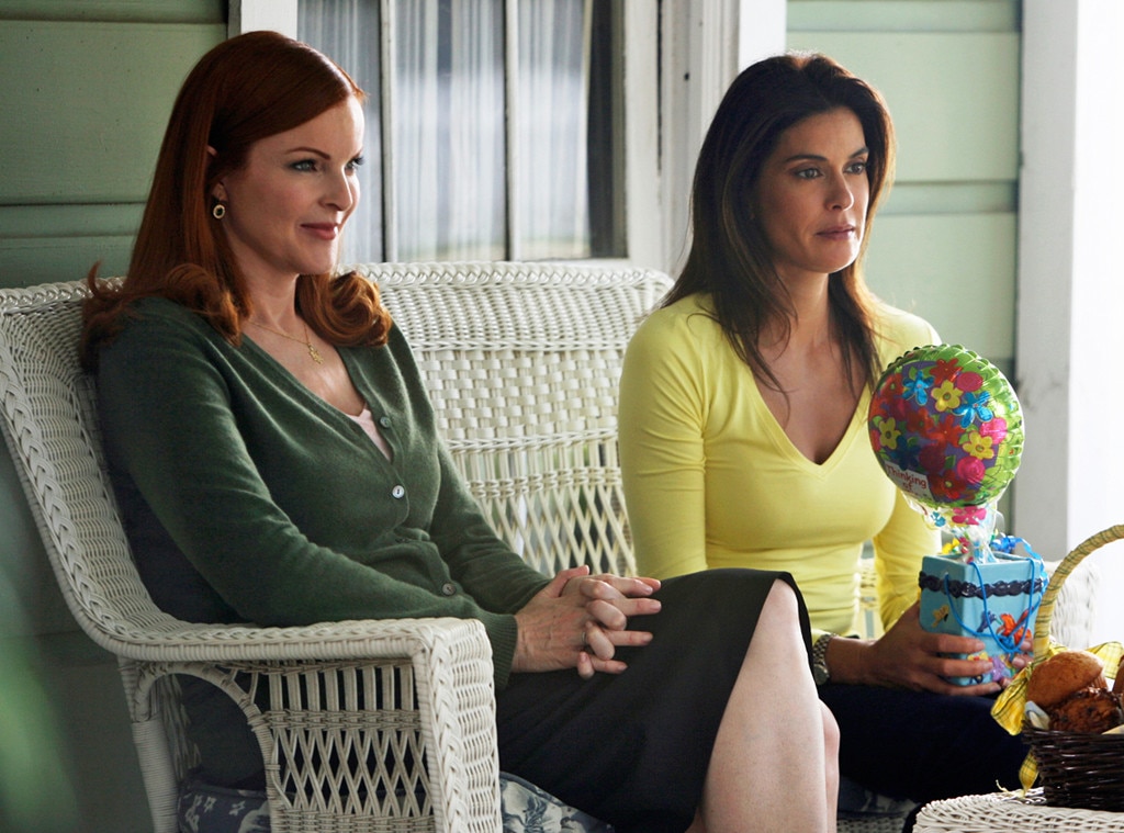 Marcia Cross And Teri Hatcher Desperate Housewives From Co Stars Who