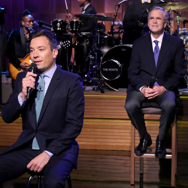 Watch Jimmy Fallon and Jeb Bush Slow Jam the News