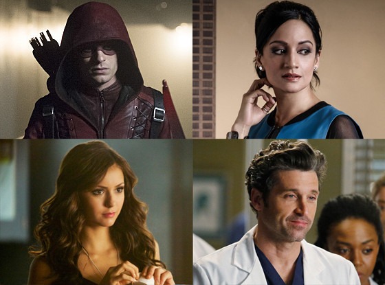 Arrow, The Good Wife, Vampire Diaries, Grey's Anatomy
