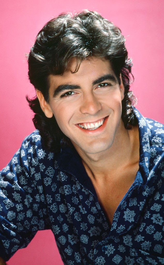 Celebs with Mullets, George Clooney