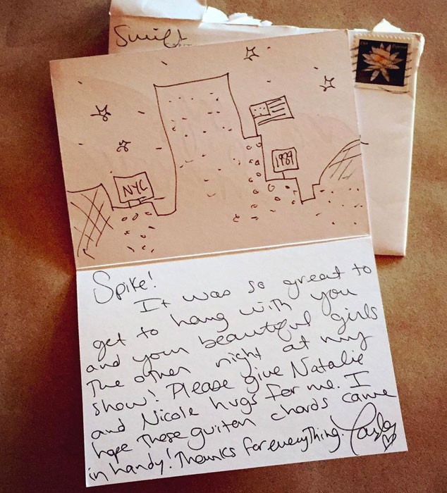 Taylor Swift Charms With Handwritten Thank You Notes E News