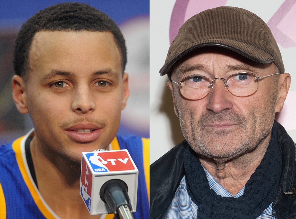 Stephen Curry, Phil Collins