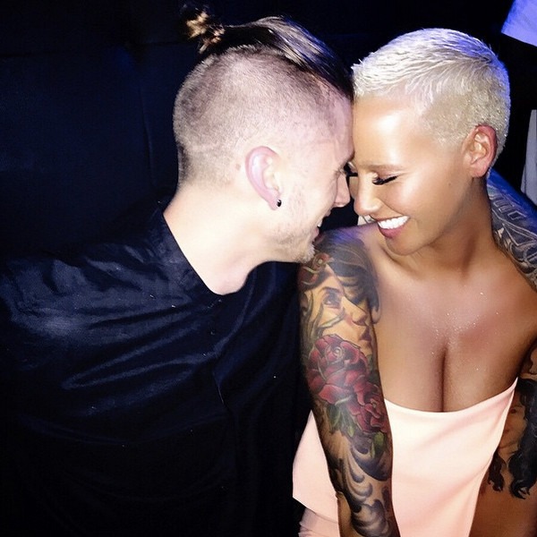 Machine Gun Kelly, Amber Rose, Instagram