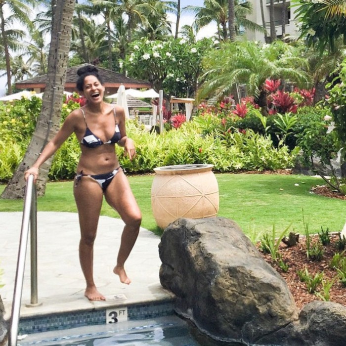 Tracee Ellis Ross Flaunts Hot Bikini Body See The Pics E Online Tracee Ellis Ross Flaunts Hot Bikini Body See The Pics E Online