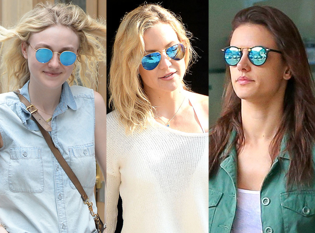 Trend Alert! Stars' Sky Blue Summer Sunglasses