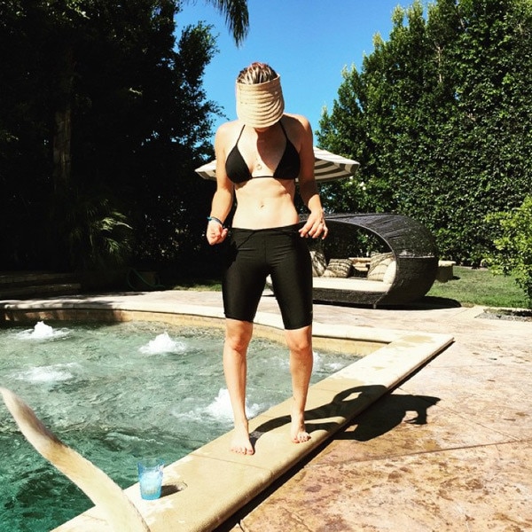 Kaley Cuoco Sweeting Rocks Bikini Top Swimsuit Pants