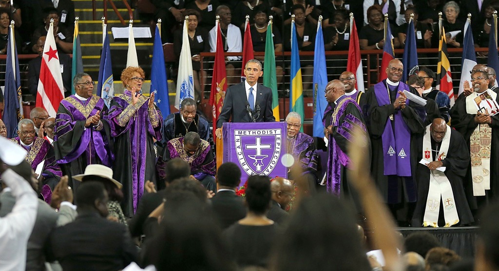 President Obama, Charleston Funeral