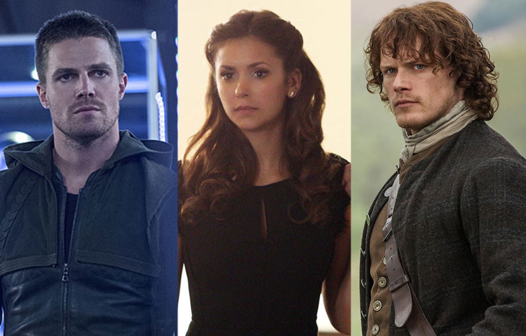 Stephen Amell, Arrow, Nina Dobrev, The Vampire Diaries, Sam Heughan, Outlander