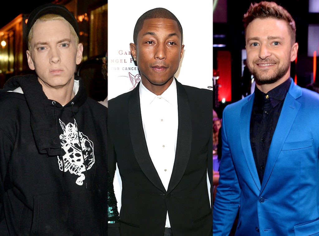 Eminem, Pharrell Williams, Justin Timberlake