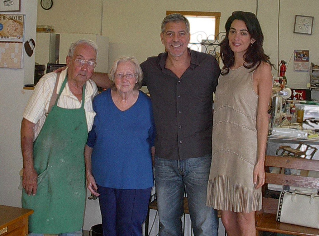 George Clooney, Amal Clooney, Magee's Bakery