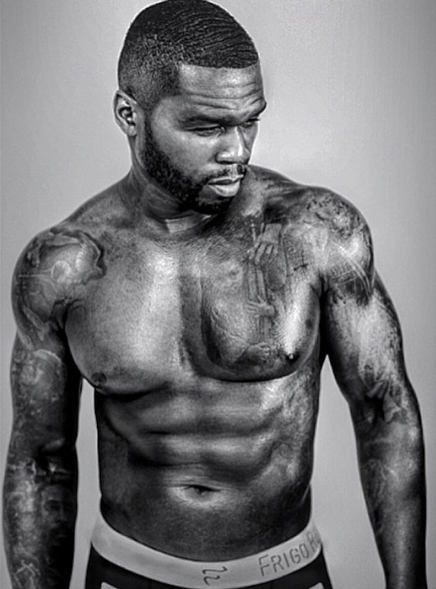 See 50 Cent Strip Down for His Underwear Campaign! - E! Online