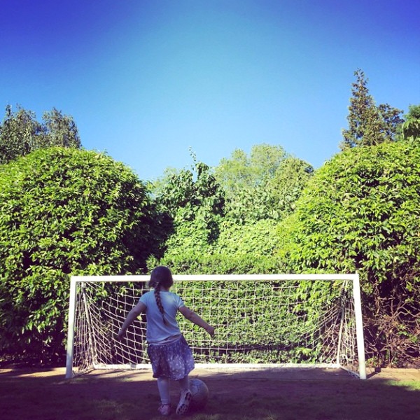 Harper Beckham, Soccer, Football