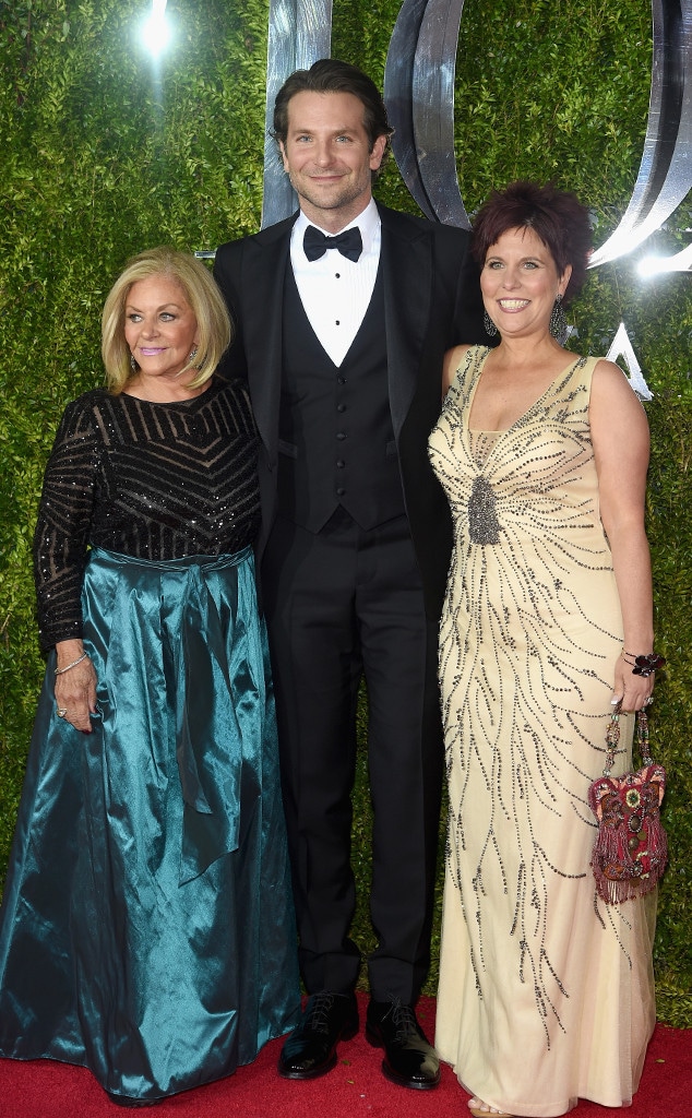 Bradley Cooper, Gloria Campano, Holly Cooper, 2015 Tony Awards 