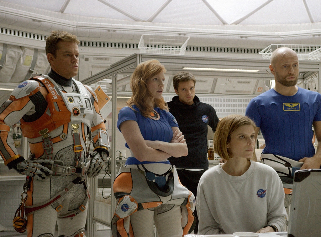 The Martian, Matt Damon, Jessica Chastain, Kate Mara
