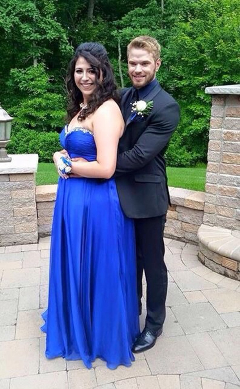 Brianna Siciliano, Kellan Lutz, Prom