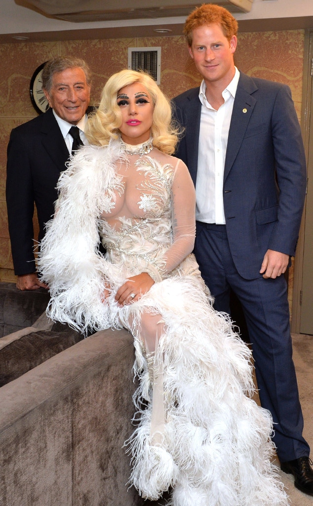 Prince Harry, Lady Gaga, Tony Bennett
