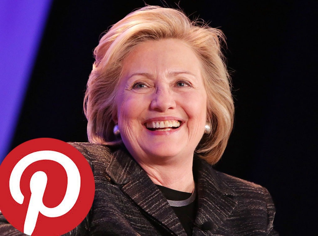 Hillary Clinton, Pinterest