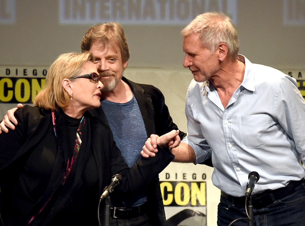 Carrie Fisher, Harrison Ford, Mark Hamill 