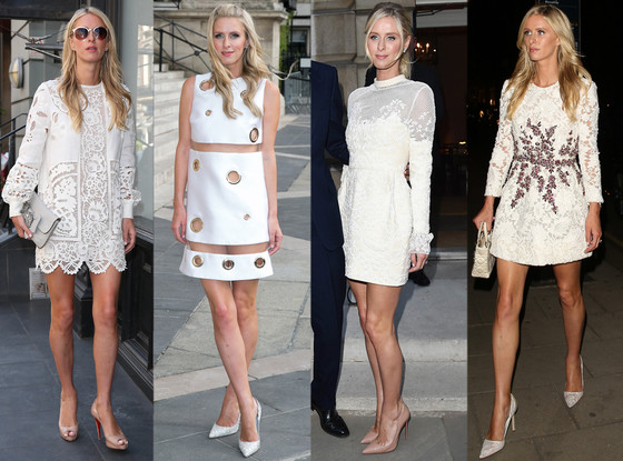 First Look! Nicky Hilton's Dramatic White Lace Wedding Dress—See the ...