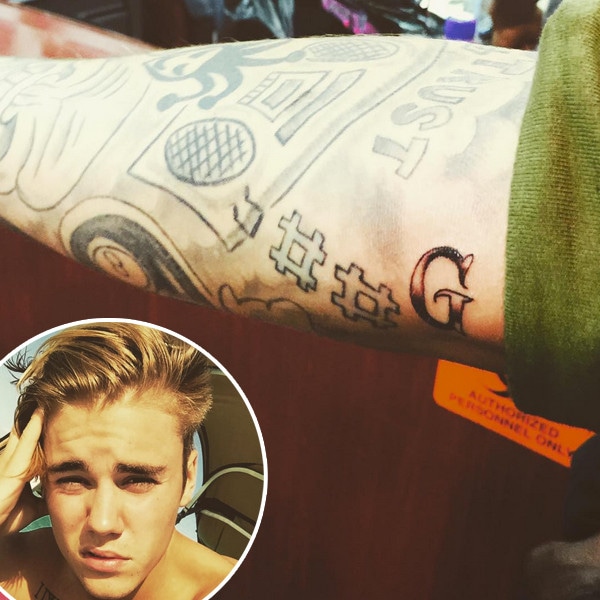 Justin Bieber, Tattoo