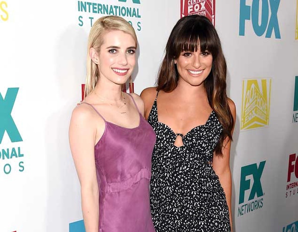 Emma Roberts & Lea Michele from Comic-Con 2015: Star Sightings | E! News
