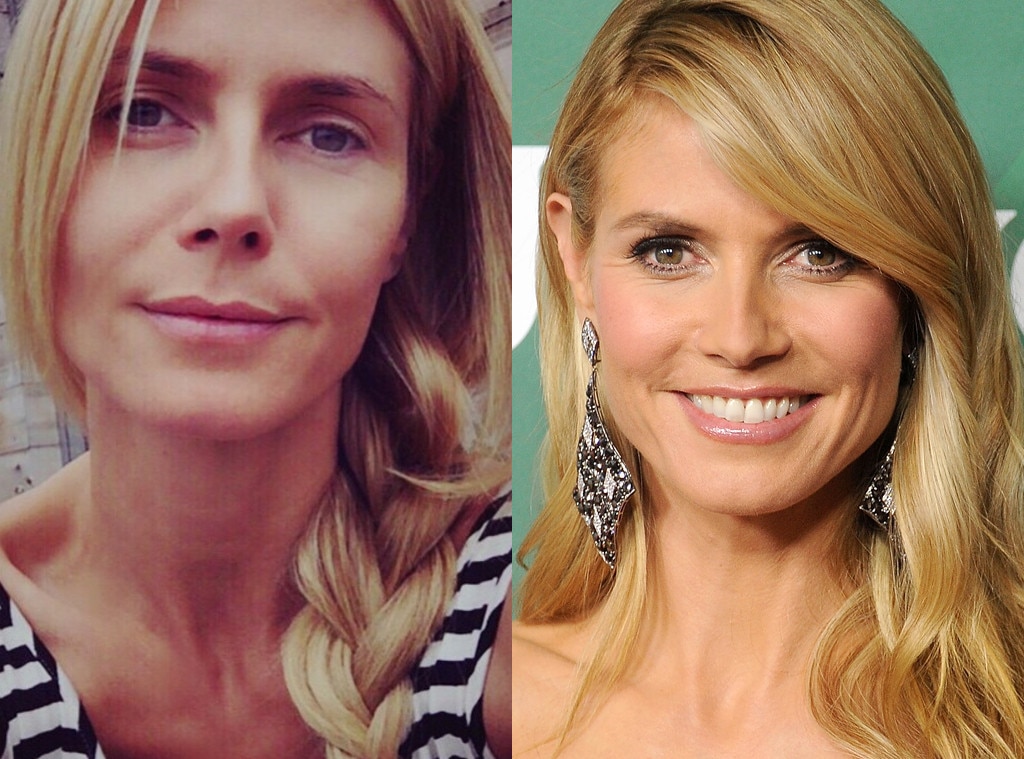 Heidi Klum From Stars Without Makeup E News