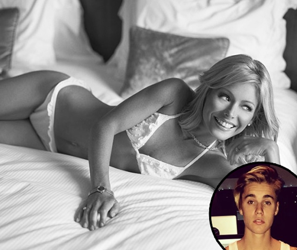 Justin Bieber Cops to Big Crush on Kelly Ripa Posts Bikini Pic