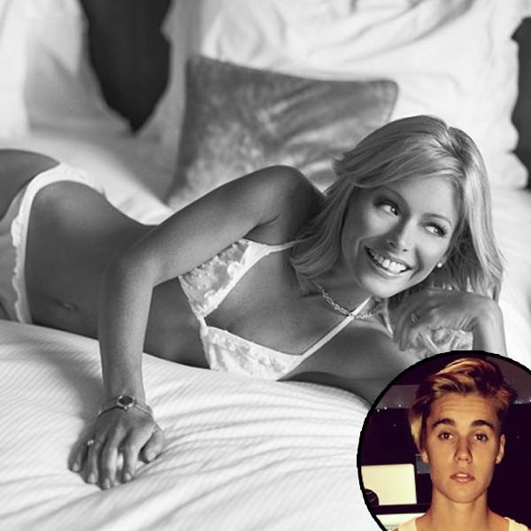 Justin Bieber Cops to Big Crush on Kelly Ripa Posts Bikini Pic