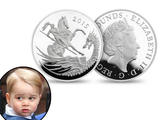 Prince William, Duke of Cambridge, Prince George, commemorative coin