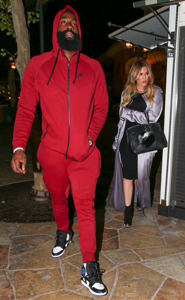 Khloe Kardashian's Boyfriend James Harden Wears Nike After Adidas Deal