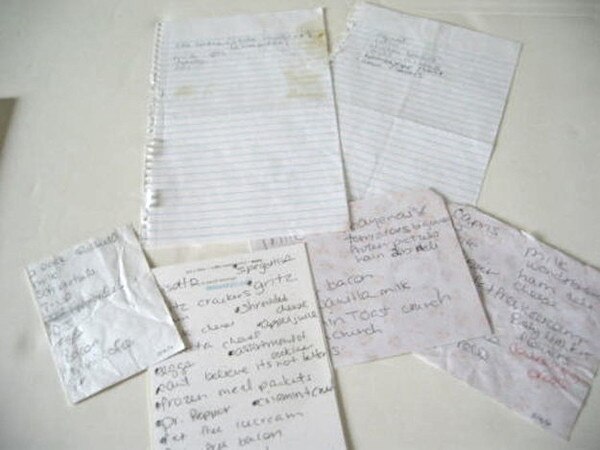 britney spears alleged grocery list revealed and its handwritten grocery list