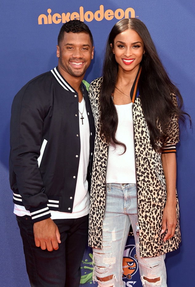 Russell Wilson, Ciara, Nickelodeon Kids' Choice Sports Awards