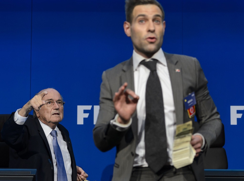 Lee Nelson, Sepp Blatter