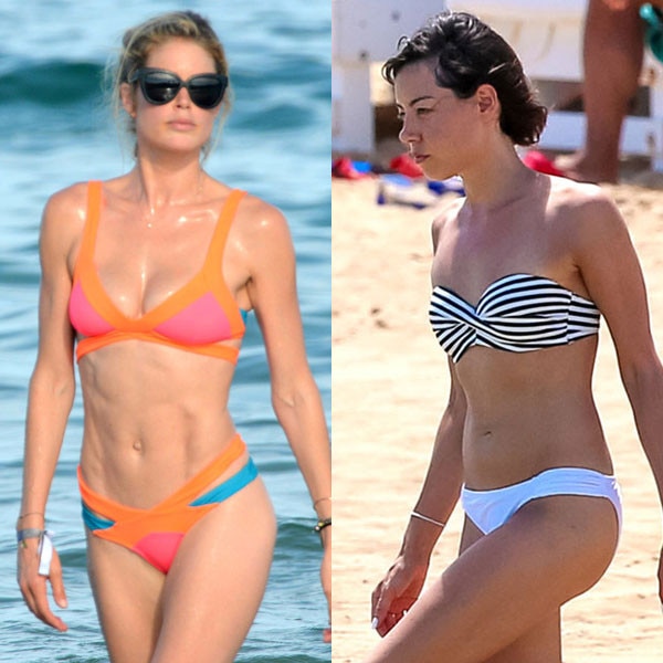 Doutzen Kroes Aubrey Plaza Nina Dobrev Show Off Hot Bikini Bods