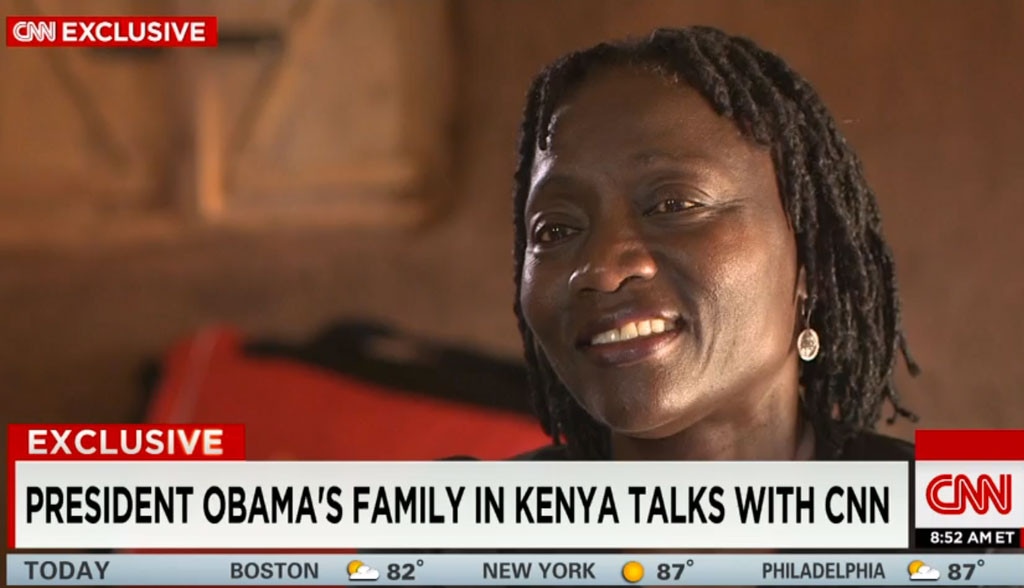 CNN Exclusive, Auma Obama Interview