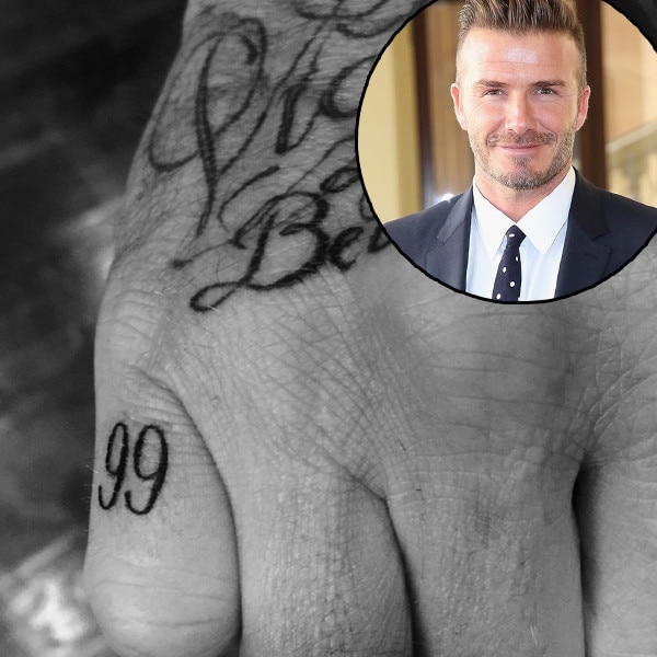 Victoria Beckham erased her tattoo of her husband David Beckham initials -  YouTube