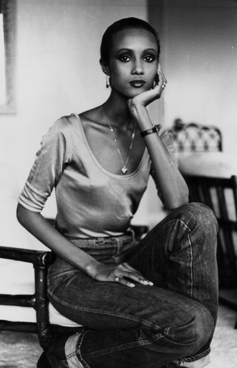 Models, Then and Now, Iman, 1979