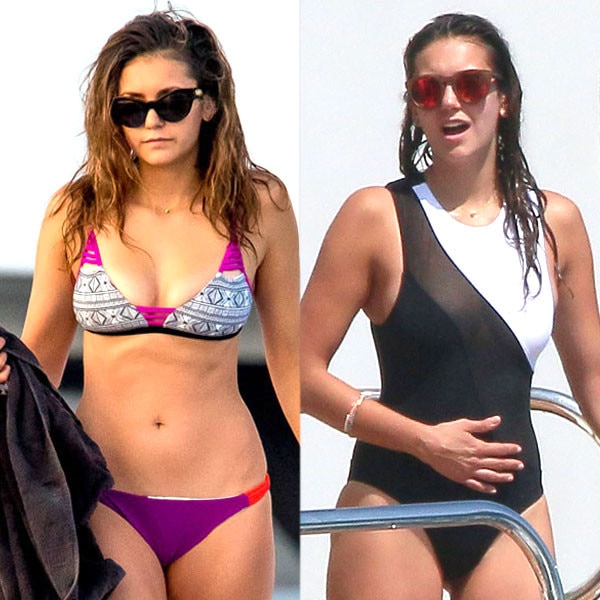 Nina Dobrev s Week of Swimsuits See Her Sexy St. Tropez Style