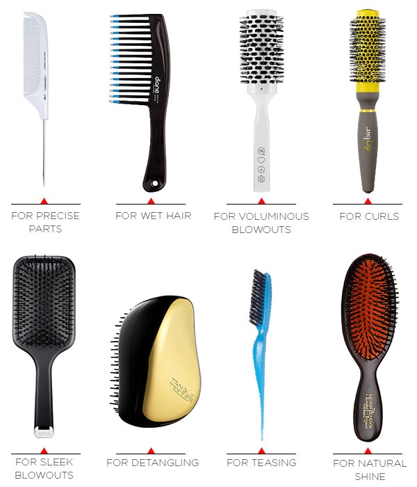 Hairbrush Guide: Every Brush & Comb You'll Ever Need to Get Celeb ...