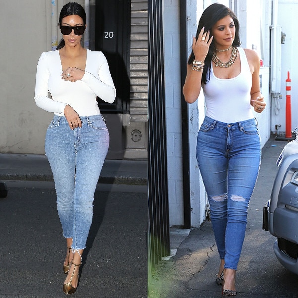 kim kardashian jeans outfit