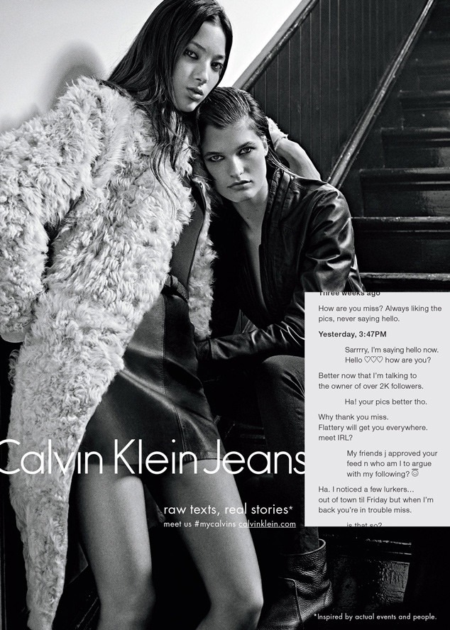 Calvin Klein Jeans Features Sexting And Suggests Threesome In Fall